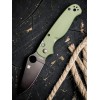 Нож складной Spyderco SC275GPGRBK ButtonUp, Black Blade, OD Green G10 Handle Нож складной Spyderco SC275GPGRBK ButtonUp, Black Blade, OD Green G10 Handle