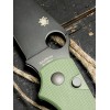 Нож складной Spyderco SC275GPGRBK ButtonUp, Black Blade, OD Green G10 Handle Нож складной Spyderco SC275GPGRBK ButtonUp, Black Blade, OD Green G10 Handle