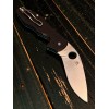 Нож складной Spyderco SC276GP Retract, Black G-10 Handle