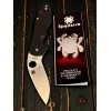 Нож складной Spyderco SC276GP Retract, Black G-10 Handle