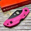 Нож складной Spyderco SC28FPPNS30VBK2 Dragonfly 2, S30V Black Blade, Pink Handle