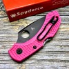 Нож складной Spyderco SC28FPPNS30VBK2 Dragonfly 2, S30V Black Blade, Pink Handle