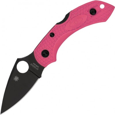 Нож складной Spyderco SC28FPPNS30VBK2 Dragonfly 2, S30V Black Blade, Pink Handle