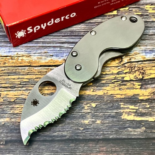 Нож складной Spyderco SC29S Cricket, Serrated Blade