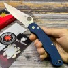 Нож складной Spyderco SC36GPCBL2 Military 2, SPY27 Blade, Cobalt G10 Handle