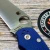 Нож складной Spyderco SC36GPCBL2 Military 2, SPY27 Blade, Cobalt G10 Handle