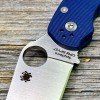 Нож складной Spyderco SC36GPCBL2 Military 2, SPY27 Blade, Cobalt G10 Handle