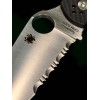 Нож складной Spyderco SC36GPS2 Military 2, Part Serrated Blade, Black G10 Handle