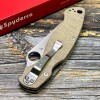 Нож складной Spyderco SC36MPCW2 Military 2, Brownn Canvas Micarta Handle