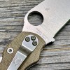 Нож складной Spyderco SC36MPCW2 Military 2, Brownn Canvas Micarta Handle