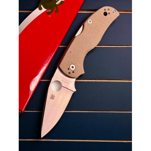 Нож складной Spyderco SC41MPCW5 Native 5, CruWear Blade, Canvas Micarta Handle Нож складной Spyderco SC41MPCW5 Native 5, CruWear Blade, Canvas Micarta Handle