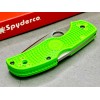 Нож складной Spyderco SC41SGR5 Native 5 Salt, LC200N Serrated Blade, Green Handle