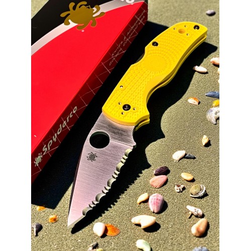 Нож складной Spyderco Native 5 Salt, Serrated Blade