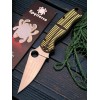 Нож складной Spyderco SC81GBKYLMCP2 Para Military 2 SALT, CPM MagnaCut Blade, Black - Yellow Handle