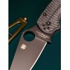 Нож складной Spyderco SC81GMCBKP2 Para Military 2 Salt, Black MagnaCut Blade, Black Handle