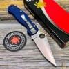 Нож складной Spyderco SC81GPCBL2 Para Military 2, Cobalt Blue Handle