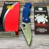 Нож складной Spyderco SC81GPCBL2 Para Military 2, Cobalt Blue Handle