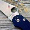 Нож складной Spyderco SC81GPCBL2 Para Military 2, Cobalt Blue Handle