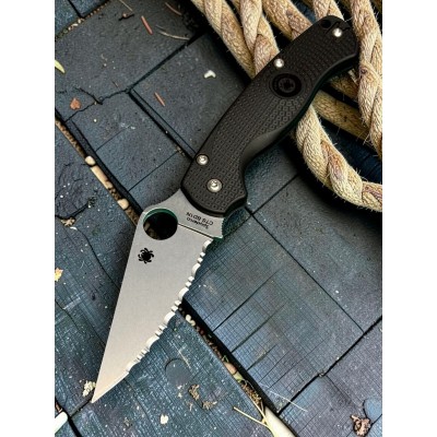 Нож складной Spyderco SC81SBK2 Para Military 2, CTS-BD1N Serrated Blade, FRN Handle