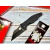 Нож складной Spyderco Yojimbo 2, Black Blade