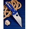 Нож складной Spyderco SC85GPCBL2 Yojimbo 2, CPM SPY27 Blade, Blue Handle