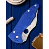 Нож складной Spyderco SC85GPCBL2 Yojimbo 2, CPM SPY27 Blade, Blue Handle