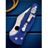Нож складной Spyderco SC85GPCBL2 Yojimbo 2, CPM SPY27 Blade, Blue Handle