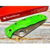 Нож складной Spyderco Pacific Salt 2, LC200N Blade, Green Handle