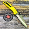 Нож складной Spyderco SC91SYL2 Pacific Salt 2, H2 Serrated Blade, Yellow Handle