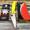 Нож складной Spyderco SC91SYL2 Pacific Salt 2, H2 Serrated Blade, Yellow Handle