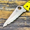 Нож складной Spyderco SC91SYL2 Pacific Salt 2, H2 Serrated Blade, Yellow Handle