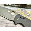 Нож складной Spyderco SC95GPBBK2 Manix 2 XL Black Blade