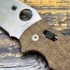 Нож складной Spyderco SC95MPCW2 Manix 2 XL, Brown Canvas Micarta Handle