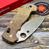 Нож складной Spyderco SC95MPCW2 Manix 2 XL, Brown Canvas Micarta Handle