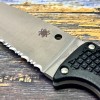 Нож Spyderco SCFB31SBK2 Enuff 2, Serrated Blade