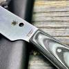 Нож Spyderco SCFB46GP Bow River, Black-White G10 Handle