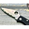 Нож складной Spyderco SCLBKS3 Ladybug 3, Serrated Blade, Black Handle