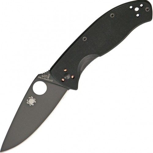 Нож складной Spyderco SC122GBBKP Tenacious, Black Blade