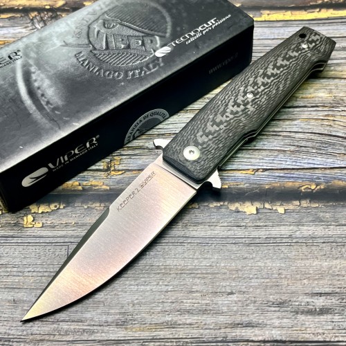 Нож складной Viper V6000FC Keeper 2, Elmax Blade, Carbon Fiber Handle