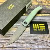 Нож складной WeKnife WE20043-2 Smooth Sentinel, CPM-20CV StoneWash Blade, Gray Titanium with Jade G10 Handle