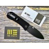 Нож складной WeKnife WE2004B Banter, Black Stonewashed CPM S35VN Blade, Black G10 Handle