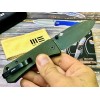 Нож складной WeKnife WE2004J Banter, Black Stonewashed S35VN Blade, Green Micarta Handle