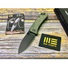 Нож складной WeKnife WE2004J Banter, Black Stonewashed S35VN Blade, Green Micarta Handle