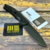 Нож складной WeKnife WE20061B-3 Beacon, CPM-20CV Black Stonewash Blade, Black Titanium Handle