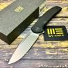 Нож складной WeKnife WE20061B-4 Beacon, CPM-20CV Bead Blast Blade, Black Titanium Handle