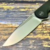 Нож складной WeKnife WE20061B-4 Beacon, CPM-20CV Bead Blast Blade, Black Titanium Handle