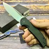 Нож складной WeKnife WE20061B-4 Beacon, CPM-20CV Bead Blast Blade, Black Titanium Handle