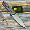 Нож складной WeKnife WE21021B-1 Speedster, CPM-20CV Bead Blast Blade, Titanium Handle