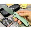 Нож складной WeKnife WE21045-3 Big Banter, Black Stonewashed CPM 20CV Blade, Natural G10 Handle