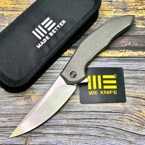 Нож складной WeKnife WE22008A-2 Merata, CPM-20CV Blade, Titanium Handle